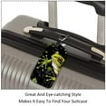 thumbnail image 3 of Square 2Pack PU Leather Frog Cruise Luggage Tag with Privacy Cover and Name ID Tag for Travel Handbags Backpacks Luggage Tags, 3 of 6