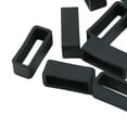 thumbnail image 6 of Rubber Replacement Watch Band Strap Loops Silicone Watch Strap Keeper Retainer Holder Loop 28mm Black, 6 of 6