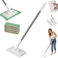 thumbnail image 1 of Mini mop, Convenient Cloth Changing Mini mops,Multifunctional Lazy with One-Click Cloths Attachment for Wet and Dry Disposable Pads (B, Mop+5PC Cloths), 1 of 8