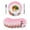 Pink, variant on 13 Inch Round Placemats Set of 6, Pink Snowman Christmas Non Slip Heat Insulation PP Table Mats, Xmas Tree Snowflake Elk Gifts Washable Place Mats for Kitchen Dining Party Table Decor