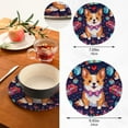 thumbnail image 3 of Coolnut Small Corgi Dog Trivets Pot Holders Set of 2 Potholders for Kitchens Pure Cotton Thread Weave Trivets,Hot Pads for Kitchens,Coasters,Placemats,Spoon Rest for Cooking Home Decor, 3 of 7