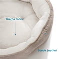 thumbnail image 3 of Cama para Perros pequeños Bedsure, lavable, redonda, Antideslizante, Camello, 20 pulgadas, 3 of 5