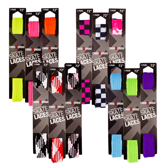 Riedell Criss Cross Laces - Fat (3/4" Width)