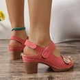 thumbnail image 4 of MKLEKYY Sandalias de Playa para Mujer, Sandalias de Tacón Alto para Mujer, Ropa Exterior de Verano, Sandalias de Tacón Alto A La Moda, Zapatos Casuales de Comercio Exterior para Mujer, 4 of 4