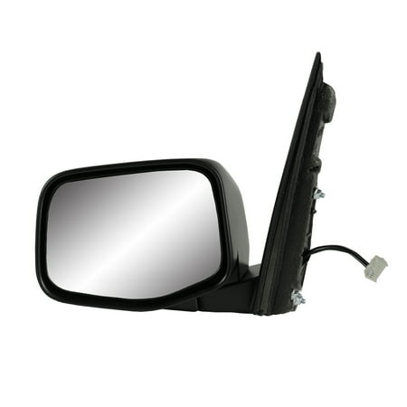 - 63060H - Fit System Driver Side Mirror for 11-13 Honda Odyssey LX model, textured black, foldaway, Driver Side, Power