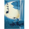 thumbnail image 7 of SKYSONIC 54"x72" Square Tablecloth with Snowman Waving Goodbye to Santa Prints, Anti-Wrinkle and Smooth Table Cloth for Kitchen/Home Wedding Party Decoration, 7 of 7
