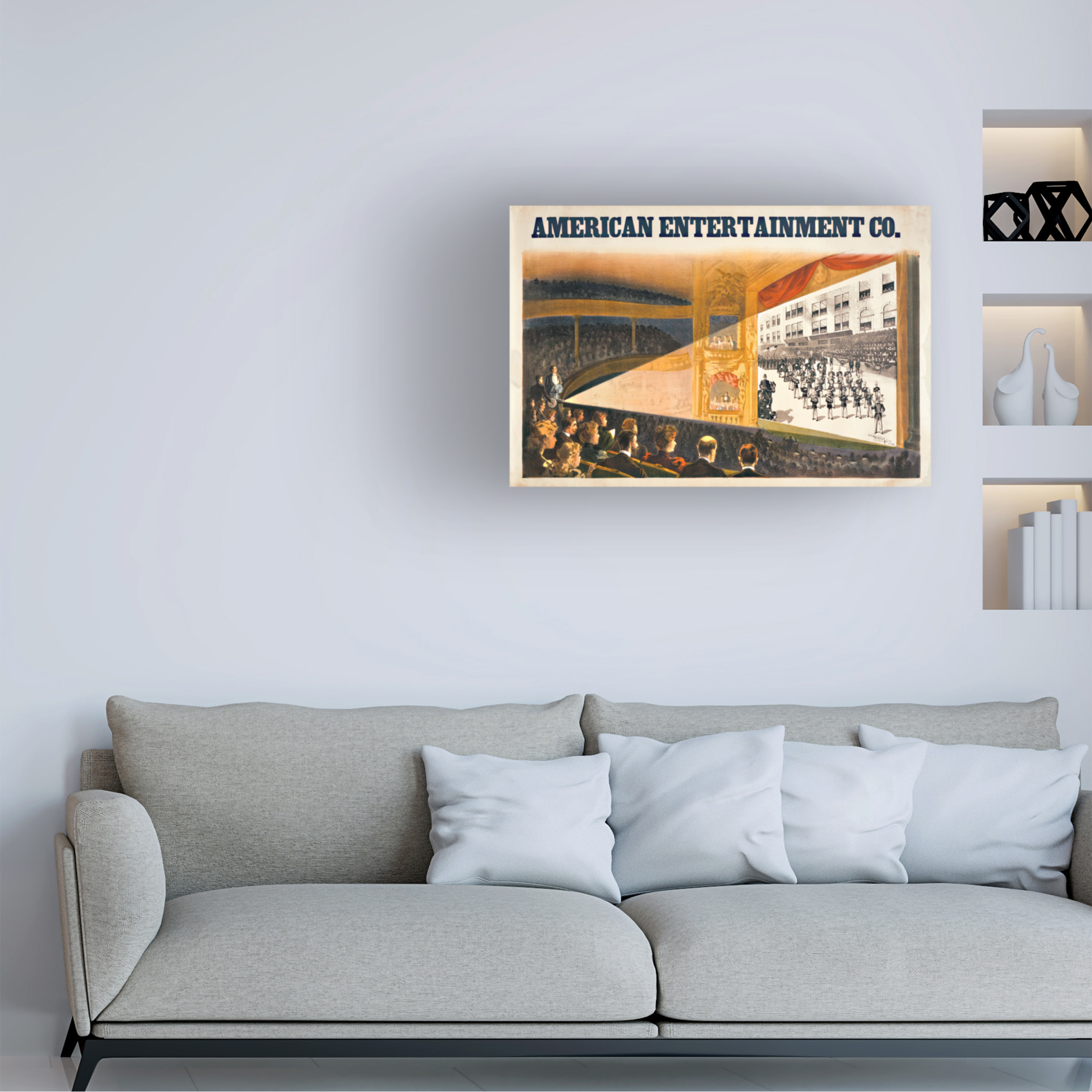Print Collection 'American Entertainment ' Canvas Art