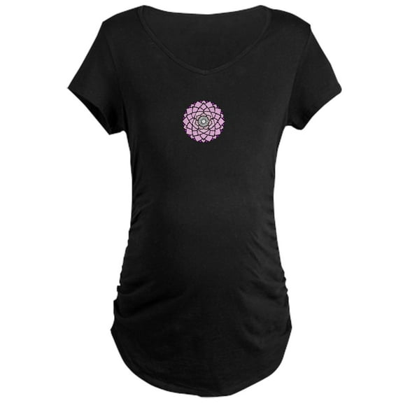 CafePress - Maternity Crown Chakra Dark T Shirt - Maternity Dark T-Shirt