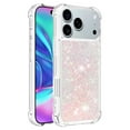 thumbnail image 3 of Phone Case for iPhone 17 Pro Max Cover Sparkle Glitter Floating Liquid Quicksand Shockproof Soft Silicone TPU Bumper Protective Cover for iPhone 17 Pro Max Case, S10, 3 of 7