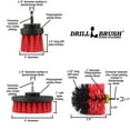 thumbnail image 5 of Outdoor Drill Powered Cleaning Brushes - Heavy Duty Deck Scrub Brush - Deck Scrub Brush - Long Handled Scrub Brush for Cleaning - Concrete Scrub Brush - Wood Floor Scrubber - Gutter Cleaning Brush, 5 of 7