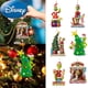 thumbnail image 2 of Disney Anime The Grinch decoración navideña plana figuras de dibujos animados colgante de Navidad adornos de coche 6-8cm regalos de mochila para bebé, 2 of 4