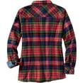 thumbnail image 3 of Legendary Whitetails Women's Cottage Escape Flannel Long Sleeve Plaid and Solid Color Clothes for Women, Fitted Button Down, 3 of 7