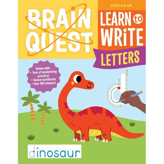 Brain Quest Learn to Write: Letters (Paperback)