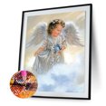 thumbnail image 1 of Cuadros Decorativos Pintura de diamante 5D Ángel bebé cuadro de mosaico redondo completo DIY decoración del hogar 30x40cm Ehuebsd Nuevos Originales, 1 of 9