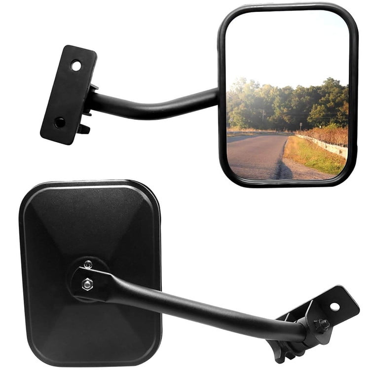 Fits Jeep Wrangler Side Rear View Mirrors For Doors Off Jk