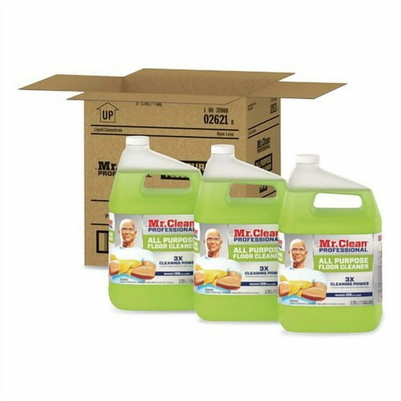 Finished Floor Cleaner, Lemon Scent, 1 Gal Bottle, 3/carton | Bundle of 2