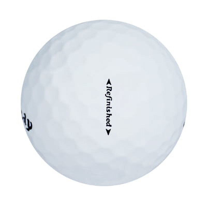 (2 pack) Callaway Chrome Soft White Refinished Golf Balls 12 Pack by GBM Golf – Premium Performance Golf Balls