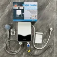 thumbnail image 1 of Mini Tankless Water Heater, Thermostatic Washing Heating System with Digital Display for Home, Kitchen and Bathroom, 1 of 5