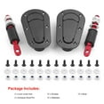 thumbnail image 2 of Black-Racing Car Hood Lock, Quick Release, Hood Pins, Keyless Latch, Lock Kit, 5 Piece Set, 2 of 2