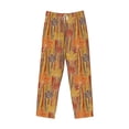 thumbnail image 6 of Daiia Autumn Maple Leaf Stripes Men's Sleep Pant with Pockets and Drawstring,Pajama Pants-XX-Large, 6 of 9