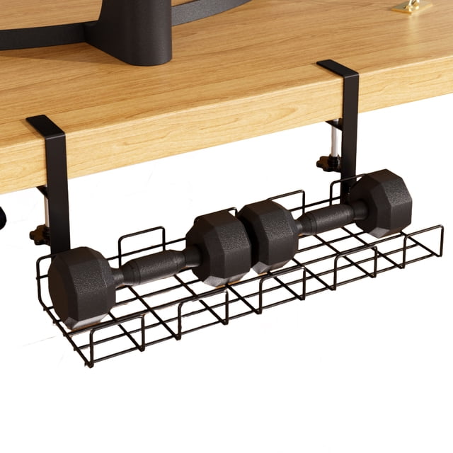 Estante Extensible para almacenamiento de cables FLhrweasw debajo del escritorio