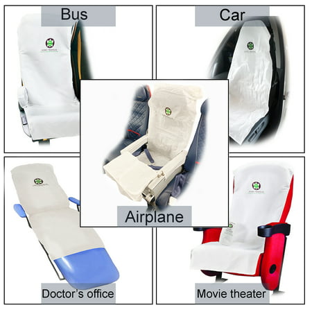 Kehei Traveler Premium Protective Airplane Reusable Washable Seat Cover Kit With Arm Rest And Tray Table Covers Pouch White Com - Doctor Who Car Seat Covers
