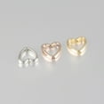 thumbnail image 4 of Set of 50 Heart Spacer Bead Hollow Peach Pendant Hollow Heart Shape Beads CCB Spacer Connectors for Jewelry, 4 of 9