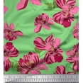 thumbnail image 1 of Soimoi Cotton Jersey Fabric Dot & Floral Artistic Print Fabric by The Yard 58 Inch Wide, 1 of 3