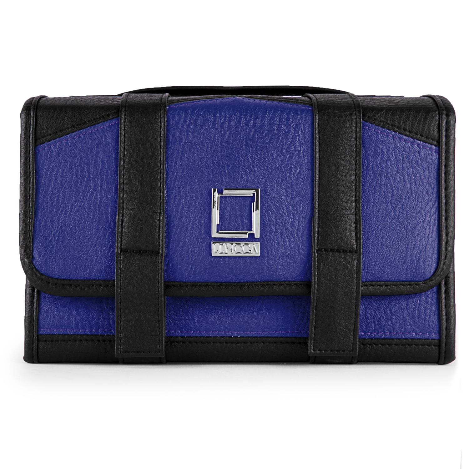 Travel Toiletry Organizer – Compact Hanging Leatherette Bag with 4 Removable Compartments for Men & Women