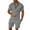 Z1 Grey, variant on Tiweut Mens Outfits Sets Male Two Piece Loose Fit Zipper Lapel Short Sleeve Blouse Drawstring Pocket Shorts Man's Clothes Suit Army Green,L