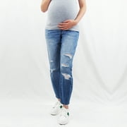 27" Vintage Destructed Maternity Jean