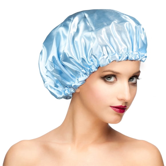 Gorros de ducha impermeables Gorro de ducha para mujer Pelo largo Pelo rizado Pelo corto Ajustable Lavable Gorro de baño extra grande para ducha Cómodo gorro de ducha para ducharse