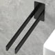 thumbnail image 4 of Toallero Laklulu sin perforaciones Toallero negro Toallero autoadhesivo Gancho para toallas de baño Toallero de pared Doble 40 cm Cocina, 4 of 6