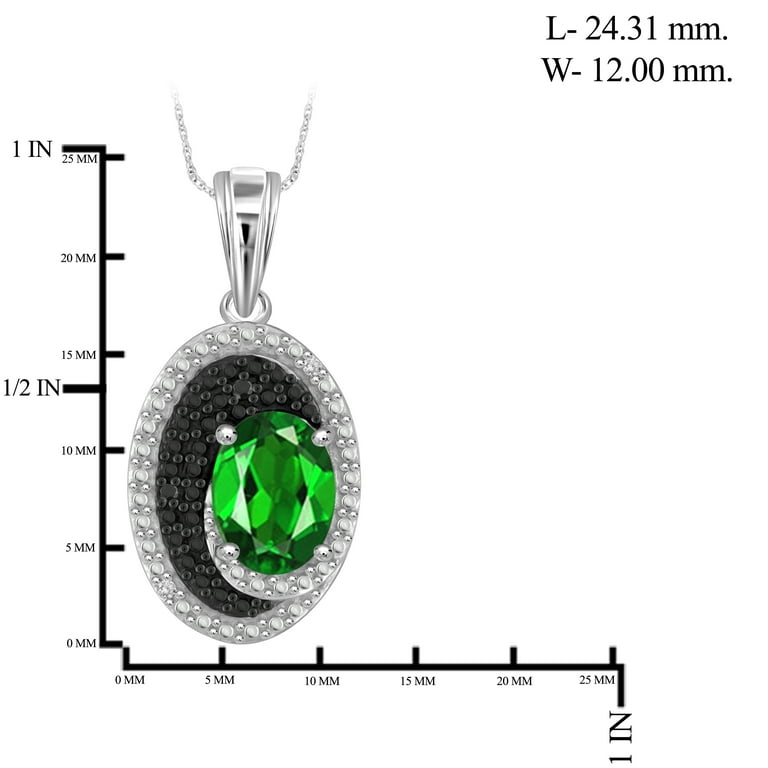 Rough Chrome Diopside Pendant 1 outlet 1/2