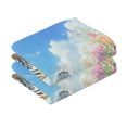 thumbnail image 2 of BZSMCE Face Towel Hand Towel Bath Towel Cotton Bath Towel Sets Hand Bath Towels Fashion Tigers in Floral Waters Pattern, 2 of 8