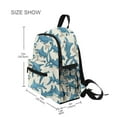 thumbnail image 3 of ALAZA Shark on Beige School Backpack Small Bookbag Mini Bags, 3 of 6