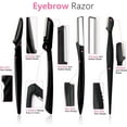 thumbnail image 5 of Eyebrow Razor Pack, Multipurpose Dermaplaning Face Razors for Women Facial Hair Removal/ Exfoliating/ Eyebrow Face Shavers /Peachfuzz, Bulk Straight Eyebrow Trimmers Beauty Products for Women 12pcs, 5 of 5