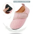 thumbnail image 4 of Ecetana Toddler Slippers Boys Girls House Shoes Kids Fuzzy Cozy Walking Shoes Indoor/Outdoor, 4 of 5