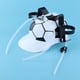 thumbnail image 3 of Casco para beber con soporte para lata de paja sombrero soporte para bebida Guzzler Fútbol negro, 3 of 8