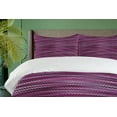 thumbnail image 4 of Ambesonne Magenta Duvet Cover Set, Vintage Knit Pattern, 2-Calking, Fuchsia and Violet, 4 of 7