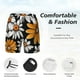 thumbnail image 3 of Balery Yellow White Daisy Pattern Bañador para hombre, shorts de playa de secado rápido con entrepierna y forro de compresión-Small, 3 of 6