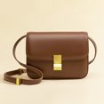 thumbnail image 3 of Bolso Hombro Mensajero Con Solapa Y Correa Ajustable PU para Mujer, 3 of 9