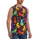 thumbnail image 2 of Balery Colorful Cats Camisetas sin mangas para hombre, absorbe la humedad y protege contra el mal olor.-X-Large, 2 of 7