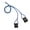 Blue, variant on Pebbuoy Baseball Resistance Band Softball Baseball Throwing Pitching Training Elastic Strap Arm Trainer Rope Gym Workout Fitness Equipment