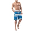 thumbnail image 3 of Bañador para hombre, pantalones cortos de secado rápido, pantalones cortos de baño con rayas coloridas Xemadio HMHZ266-4, 3 of 6
