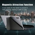 thumbnail image 4 of Mistaha 10.1-inch Bluetooth Keyboard with Universal Magnetic Leather Cover Set - Midnight Blue Protection Case + Keyboard Version 5.0, 4 of 7