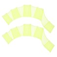 thumbnail image 7 of Uxcell 1 Pair Silicone Swimming Gloves Webbed Half-Finger Frog Type Medium Yellow Green, 7 of 7