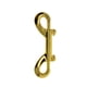 thumbnail image 5 of Yuarrent 6 piezas de broches de perno reutilizables desmontables de alta resistencia gancho de cierre de doble cabeza cuerda para interiores y exteriores Artesanía Dorado Yuarrent HA011195-02, 5 of 6