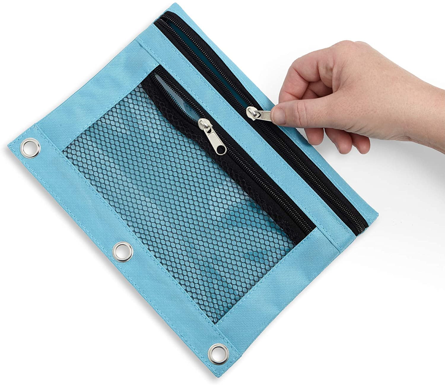 Pencil Pouches, 10 Pack Assorted Colors