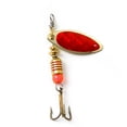 thumbnail image 1 of Yuarrent Reemplazo de cebo de señuelo de lago, anzuelo triple con púas de pescado de Metal, aparejos de pesca Wobbler de lentejuelas Type2 NO2, 1 of 6